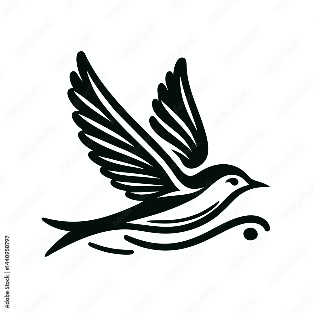 Obraz premium A flying Bird.