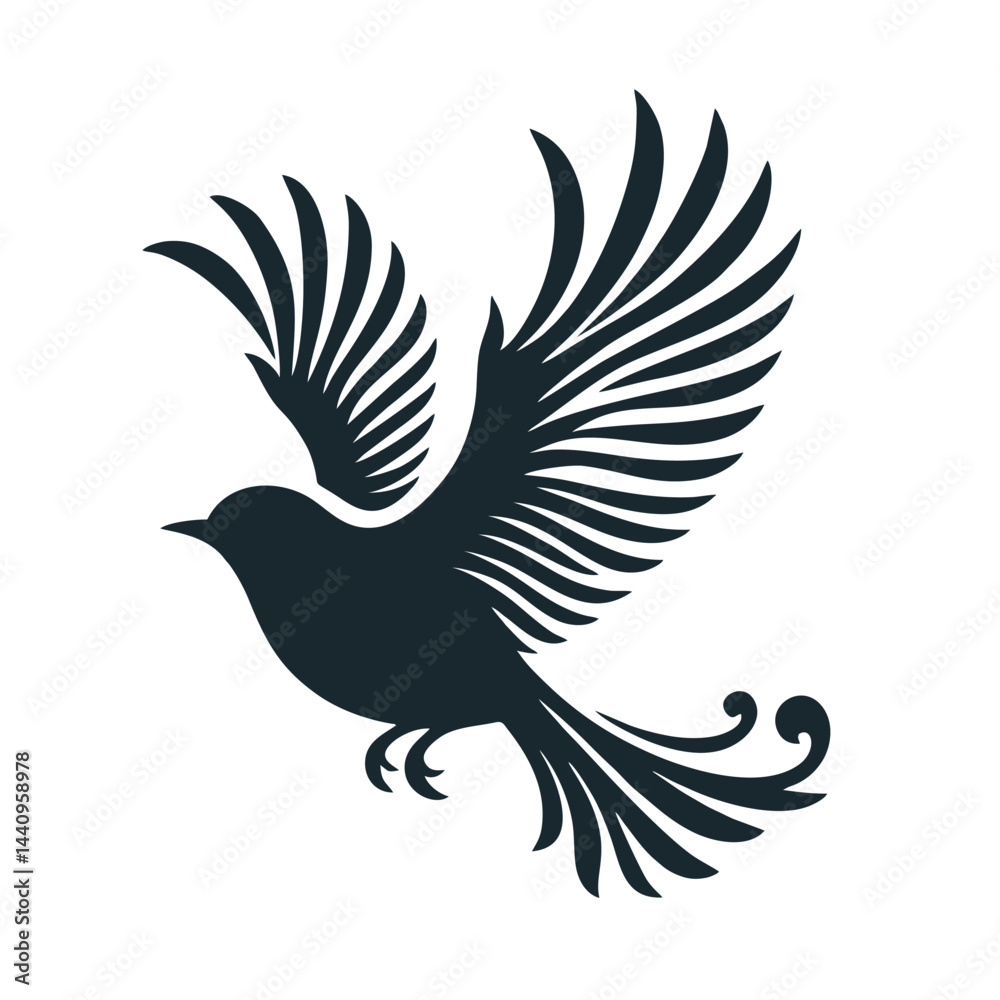 Fototapeta premium A flying Bird.