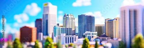 2d animation reno downtown skyline 