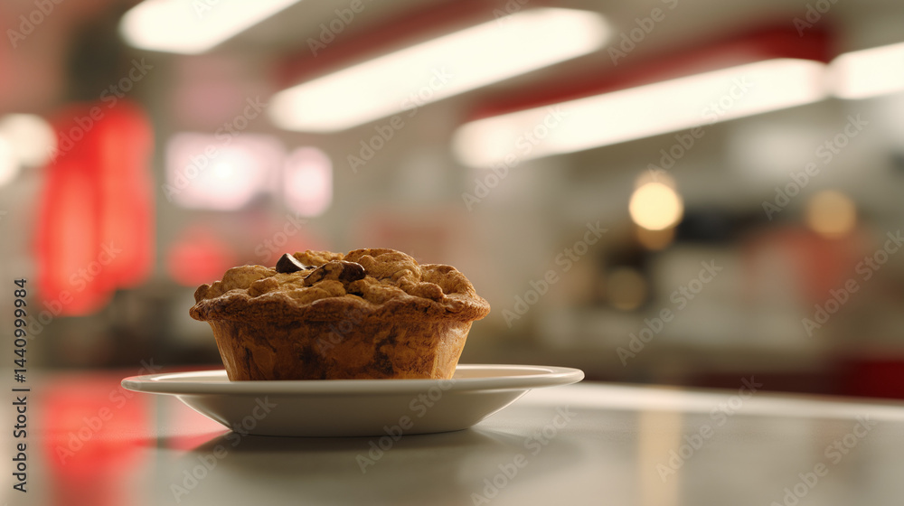 Fototapeta premium Delicious Mini Apple Pie on Plate