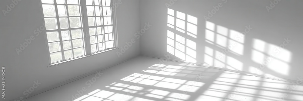 Empty Room, Sunlight Shadows Empty Room, Sunlight Shadows