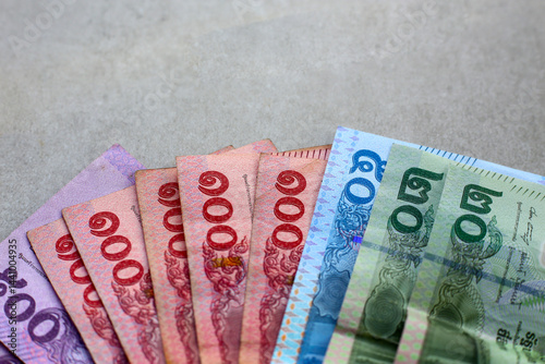 Banknotes of the Thai baht money