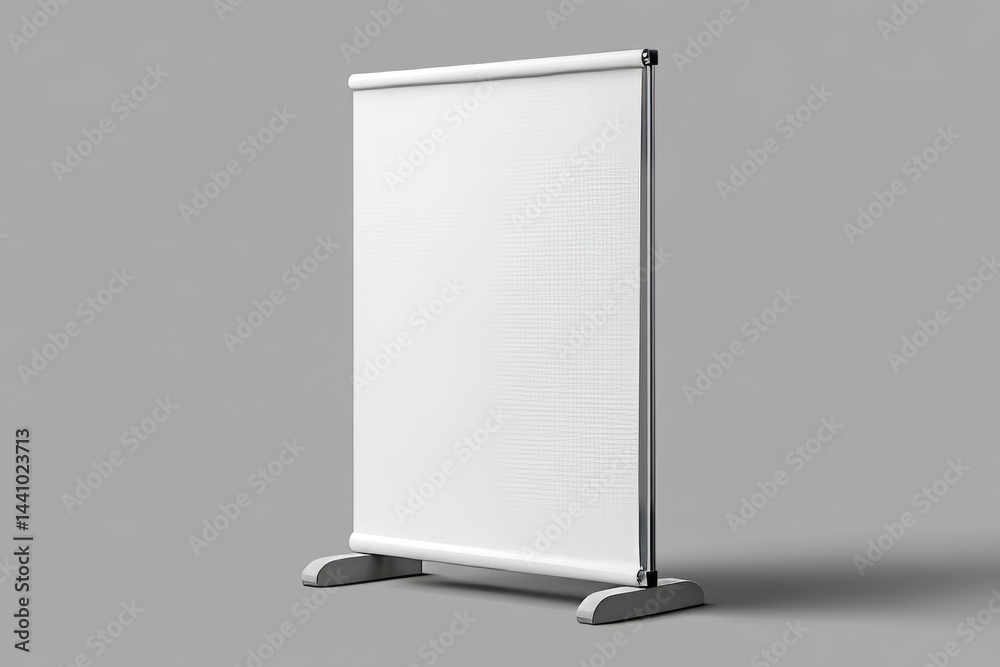 Realistic, modern illustrations of blank, portable, vertical pull-up info banner mockups are presented, including an advertising and promo white empty information booth stand or roll-up board for Realistic, modern illustrations of blank, portable, vertical pull-up info banner mockups are presented, including an advertising and promo white empty information booth stand or roll-up board for