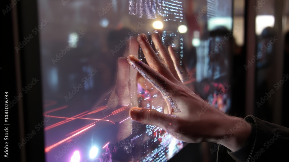 Transparent conductive MXene film enables touch interactions on interactive surfaces in modern technology