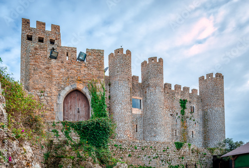 Τhe medieval castle of Óbidos and the Palace of the Alcaide, one of the seven wonders of Portugal.