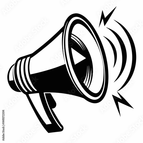 megaphone icon vector illustration