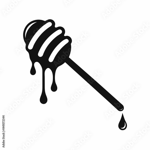 vector illustration of a spoon