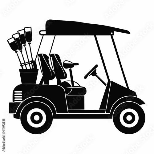 golf cart vector illustration