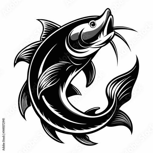 fish tattoo vector