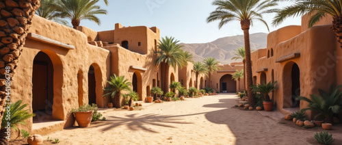 Egypt: Traditional Kershef Mud-Salt Brick Homes in Siwa Oasis photo