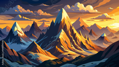 Mighty peaks rise proudly into the crisp air.
Clouds drift lazily around rugged mountain tops.
Golden sunlight warms the rocky slopes.
A breathtaking view of nature’s raw power.


