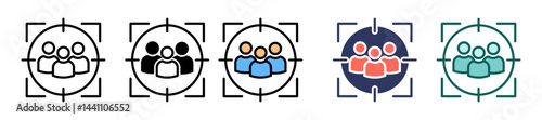 Audience Multiple icon