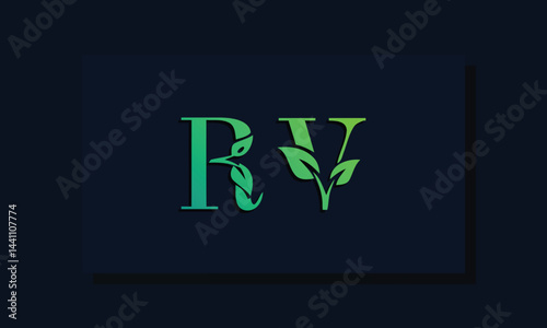 Minimal leaf style Initial RA logo.