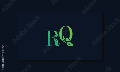 Minimal leaf style Initial RA logo.