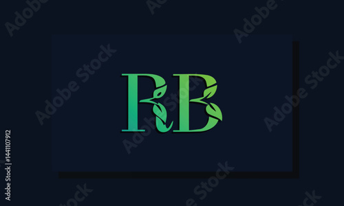 Minimal leaf style Initial RA logo.