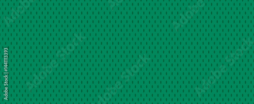Bright Green Hockey Jersey Texture Seamless Vector Pattern. Sports Background. Athletic Mesh Fabric Close-Up. Breathable and Moisture Wicking Sportswear Textile.
