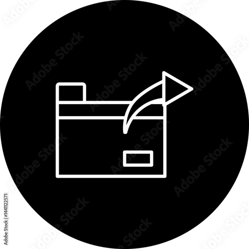 File Sharing Vector Black Circle  Icon Design