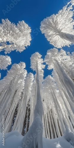 Winter Wonderland Forest Canopy photo