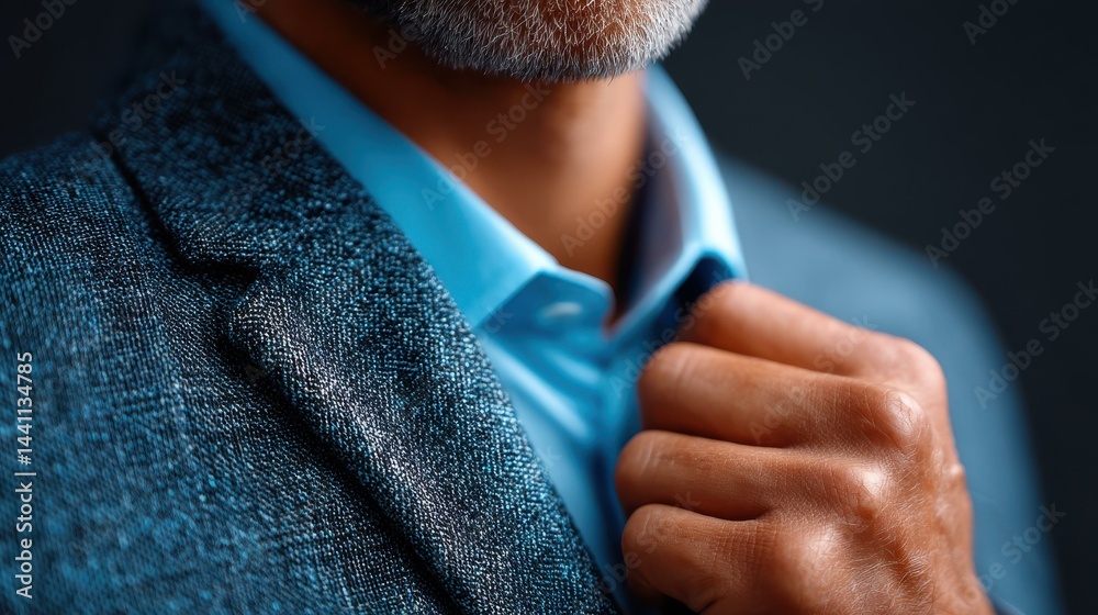 A man in a suit safeguards personal data through a secure virtual network, a symbol of modern cybersecurity efforts.