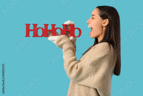Shocked young woman with Ch...