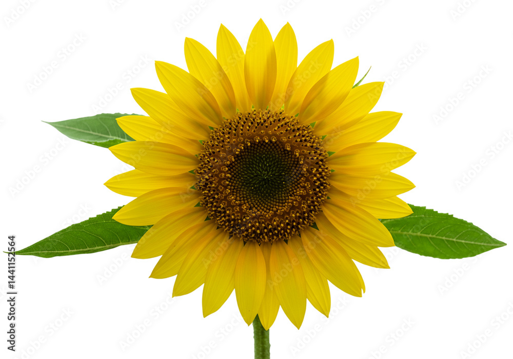 Obraz premium sunflower isolated on white