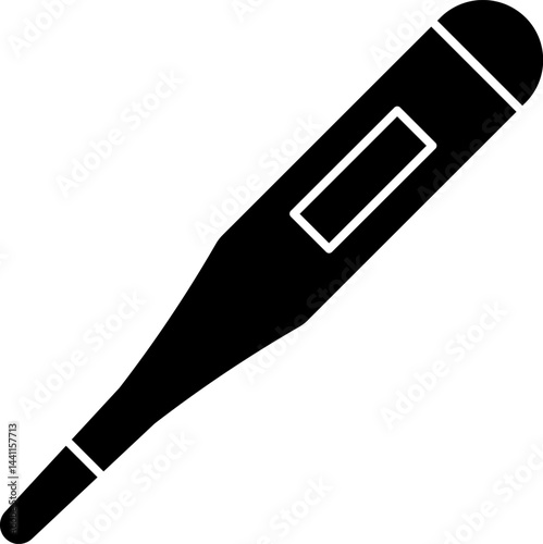 thermometer illustration on a white background    