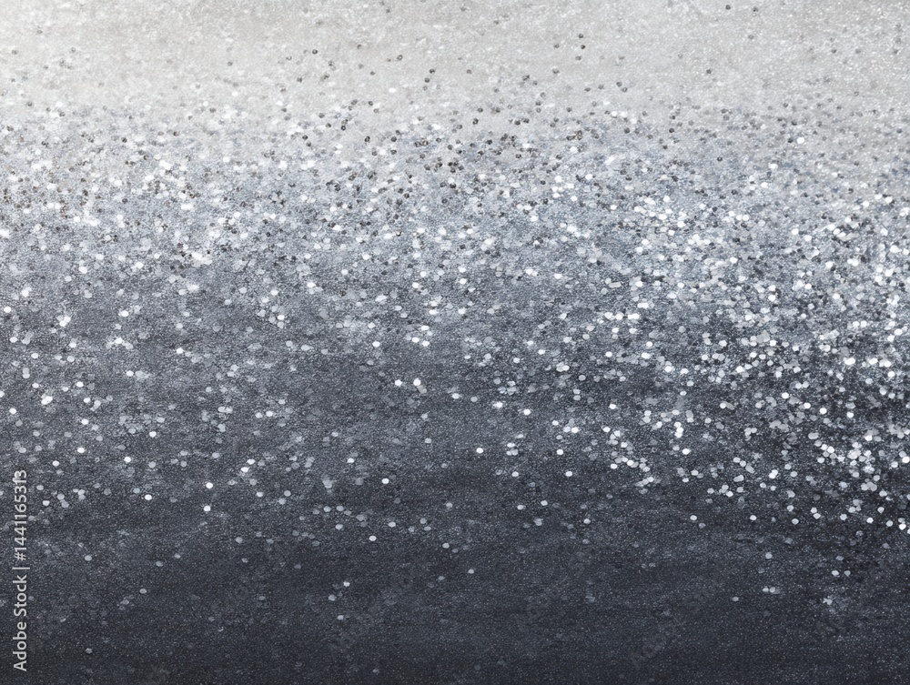 Fototapeta premium Silver Glitter Gradient Texture