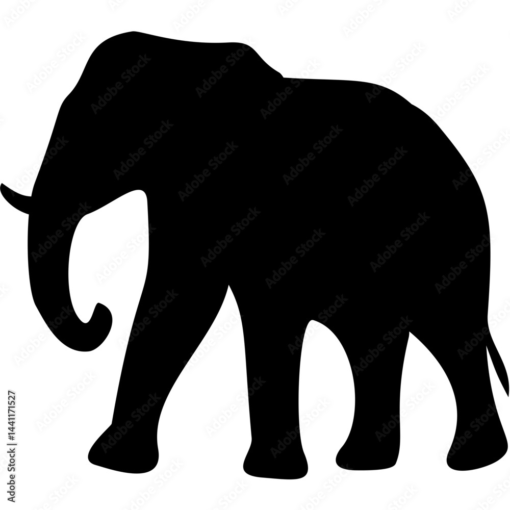 Fototapeta premium Elephant silhouette