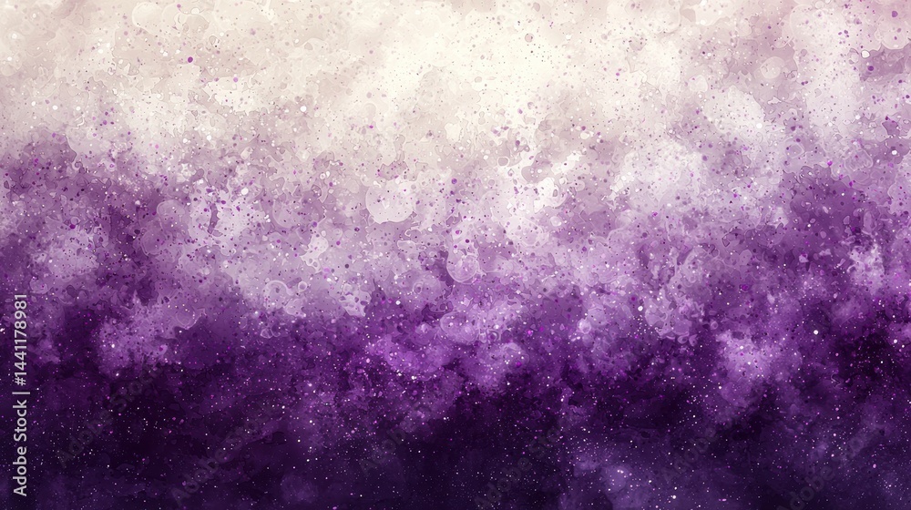 Obraz premium Purple Galaxy Watercolor Background Abstract Art Texture