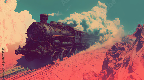 Retro reveries. Reverie Engine. Illustration
