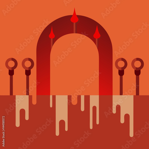 A golden key resting on a cloud, symbolizing access to the kingdom of heaven.