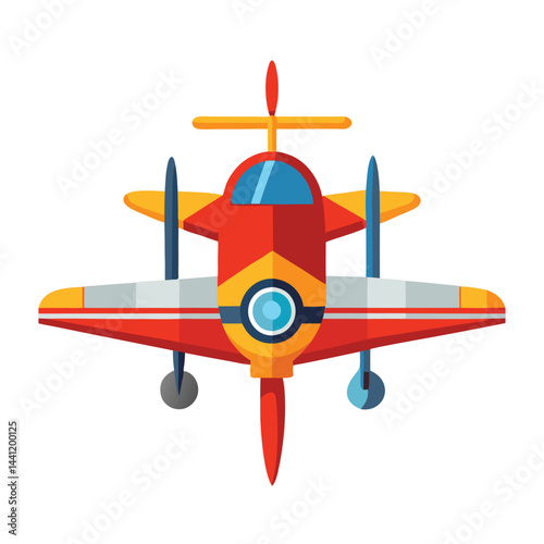 Monoplane icon isolated on white background