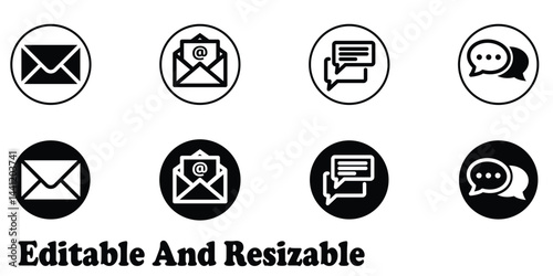 Email icon, mail icon, mail, sms icon, email, chat icon, email icon vector.