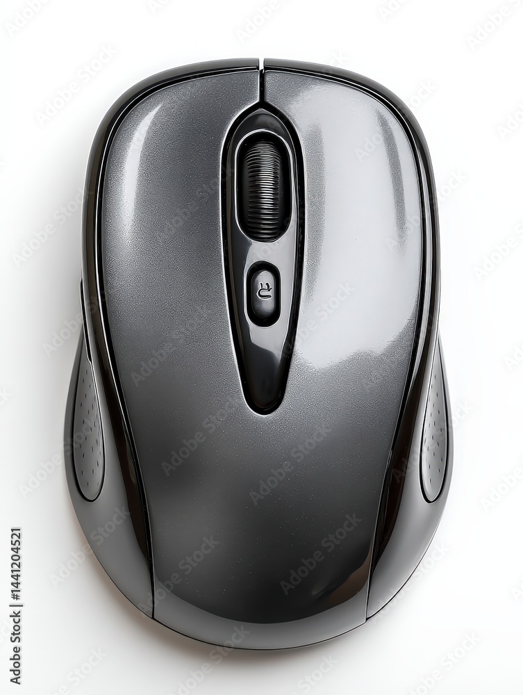 Wireless computer mouse on a white background. Wireless computer mouse on a white background.