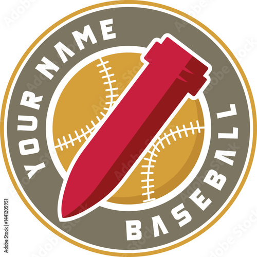 Vintage baseball logo vector isolated in white background, Baseball logo template isolated. Set of retro baseball badge logo design