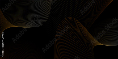 Wallpaper Mural 	
Futuristic golden line blend wave lines on transparent background. abstract background with line and curve concept .Design template for cover, business.. Vector geometric backgrounds. Torontodigital.ca