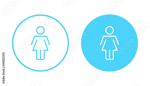 Female icon vector. woman sign and symbol
