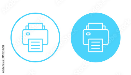 Print icon vector. printer sign and symbol