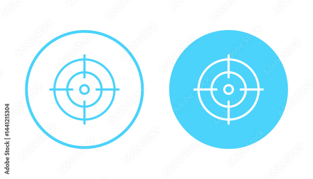 Target icon vector. goal icon vector. target marketing sign and symbol Target icon vector. goal icon vector. target marketing sign and symbol