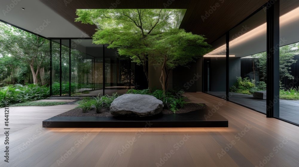 Fototapeta premium Modern indoor garden