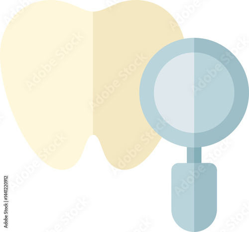 check up illustration on a white background     