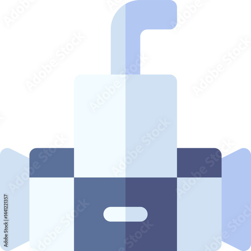 chiller illustration on a white background     