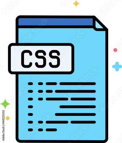 css illustration on a white background  