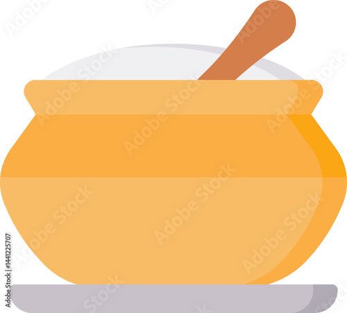 curd illustration on a white background 