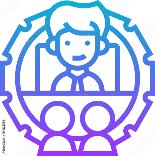 director illustration on a white background  