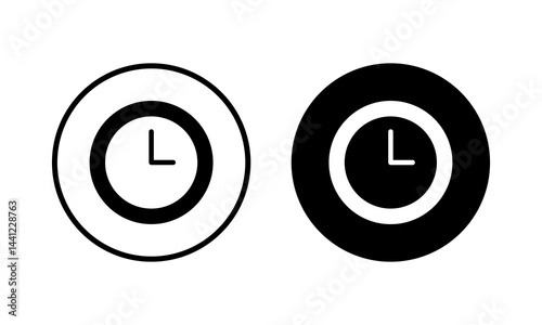 Clock icon vector illustration. Time sign and symbol. watch icon