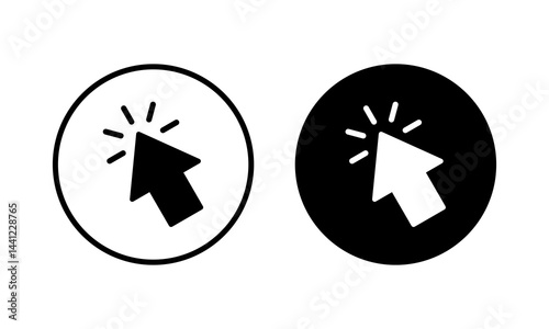 Free Download Click icon vector illustration. pointer arrow sign and symbol. cursor icon - GFXLoad
