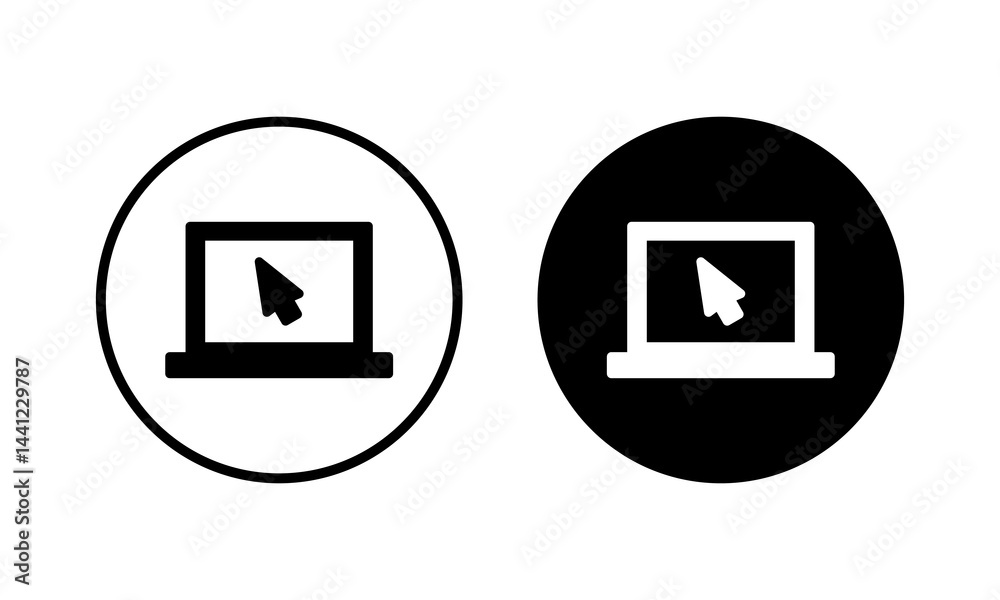 Laptop icon vector illustration. computer sign and symbol Laptop icon vector illustration. computer sign and symbol