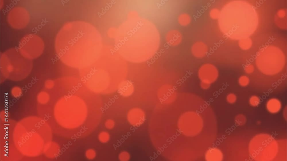 Abstract red bokeh background