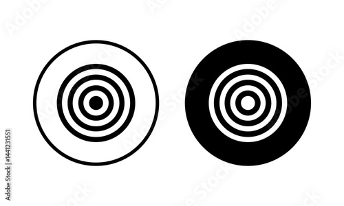 Target icon vector illustration. goal icon vector. target marketing sign and symbol